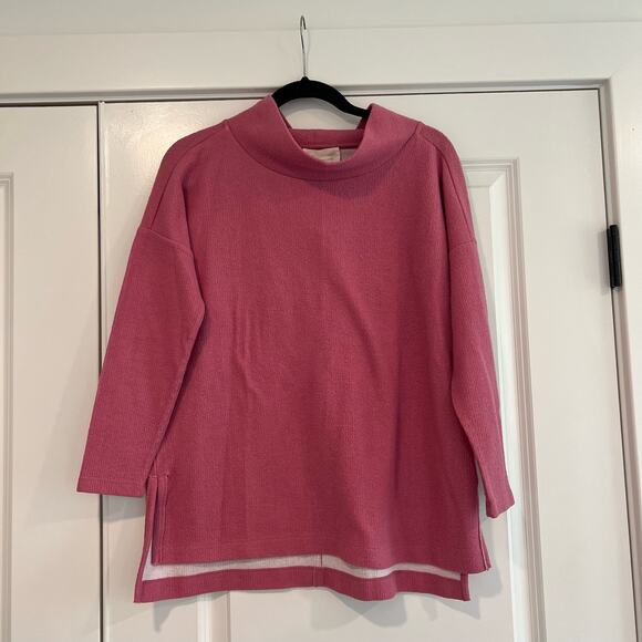 Anthropologie Women's Turtleneck Sweater Bright Pink Size XS - Picture 9 of 10